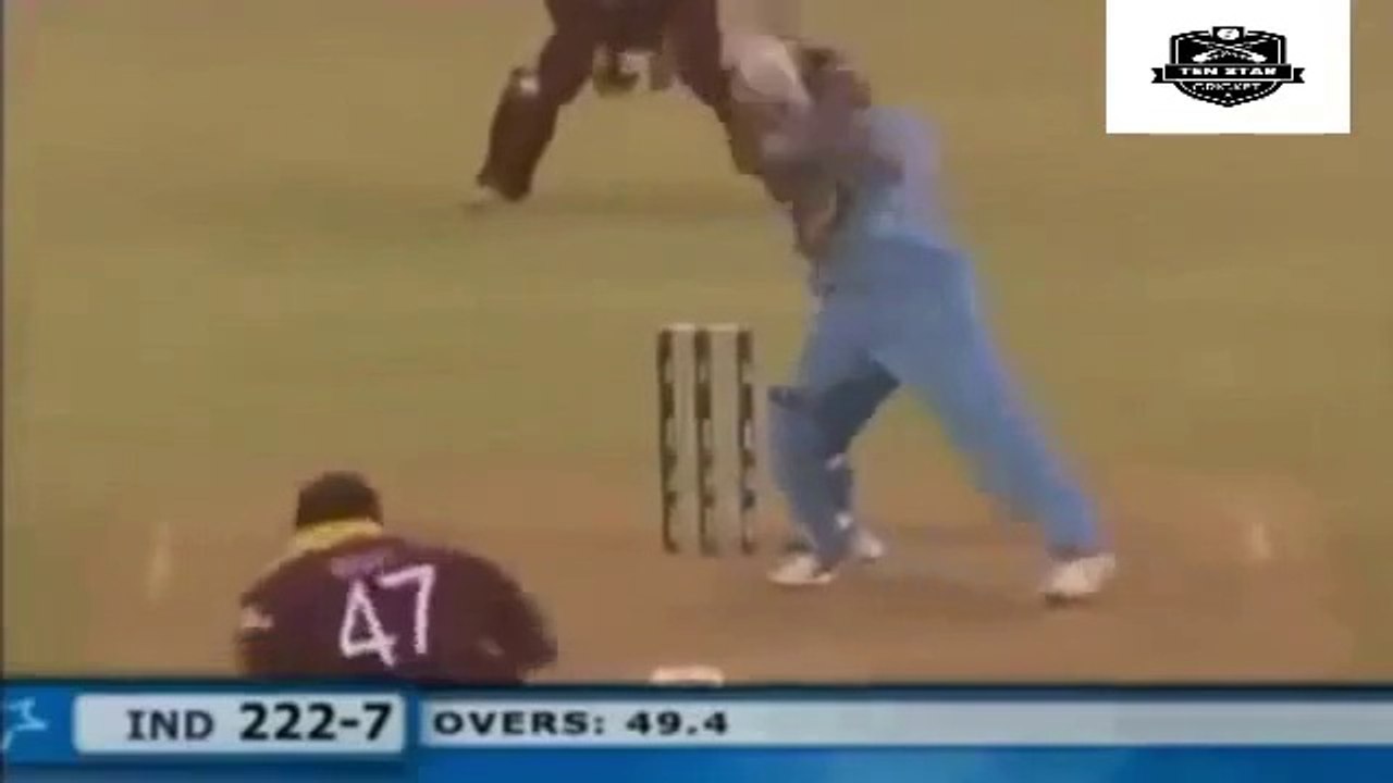 MS Dhoni 51 vs Westindies Champions Trophy 2006 _ MS Dhoni 9th ODI Half-Century