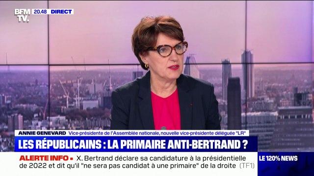 Annie Genevard: Christian Jacob veut enclencher un processus de rassemblement, c'est pourquoi nous ne parlons pas de primaire