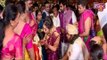 ಪ್ರೇರಣಾ ಹಣೆಗೆ ಮುತ್ತಿಟ್ಟ ಮೇಘನಾ ರಾಜ್ | Chiranjeevi Sarja & Meghana Raj | Dhruva Sarja Marriage Video