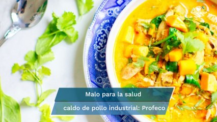 ¿Qué contienen los caldos y consomés de pollo y por qué no se recomiendan a hipertensos?