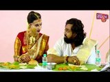 ಮದುವೆಯ ಊಟ ಸವಿದ ಧ್ರುವ ಸರ್ಜಾ - ಪ್ರೇರಣಾ | Dhruva Sarja Marriage Video