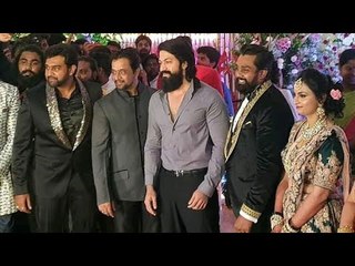 ಆಕ್ಷನ್ ಪ್ರಿನ್ಸ್‌ಗೆ ರಾಕಿಂಗ್ ಸ್ಟಾರ್ ವಿಶ್- Dhruva Sarja's Grand Reception