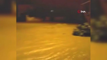 Düzce'de şiddetli yağmur su taşkınlarına neden oldu