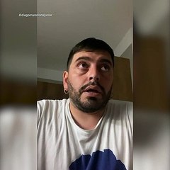 El descargo sin filtro de Diego Maradona Jr. tras las críticas por besar a su hijo en la boca: