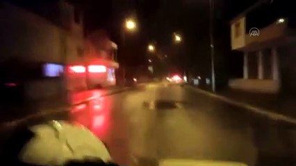DÜZCE - Derenin taşması nedeniyle yol çöktü