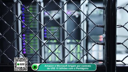 Amazon e Microsoft brigam por contrato de US$ 10 bilhões com o Pentágono