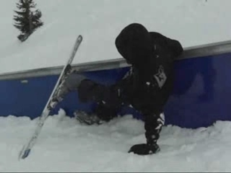 Ski a verchaix en colo élie et léa p-a ...