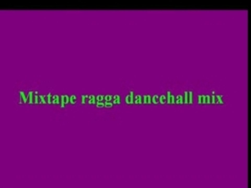 mini Mixtape ragga dancehall