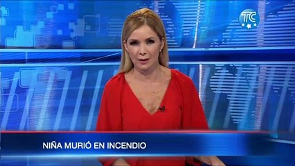 Se confirmó muerte de una niña durante incendio de hospital en Manabí