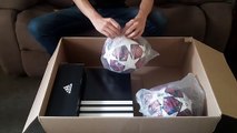 UNBOXING ADIDAS SOCCER BALLS CHAMPIONS LEAGUE 2020 AND ADIDAS SOCCER SHOES (TIMELAPSE)