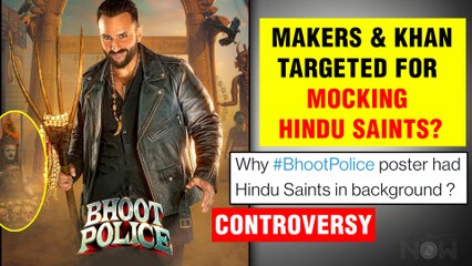 Bhoot Police: Poster Ft. Saif Ali Khan Controversy | Netizens Ask, “Why Hindu Saints In Background?”