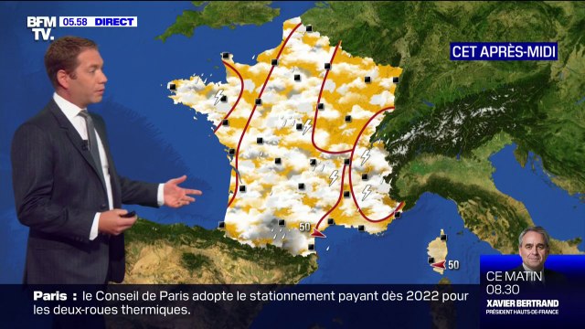 Le temps reste orageux ce mercredi, malgré quelques éclaircies