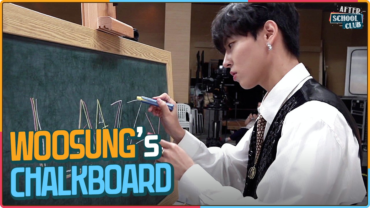 [After School Club] WOOSUNG chalkboard (우성이의 칠판꾸미기)