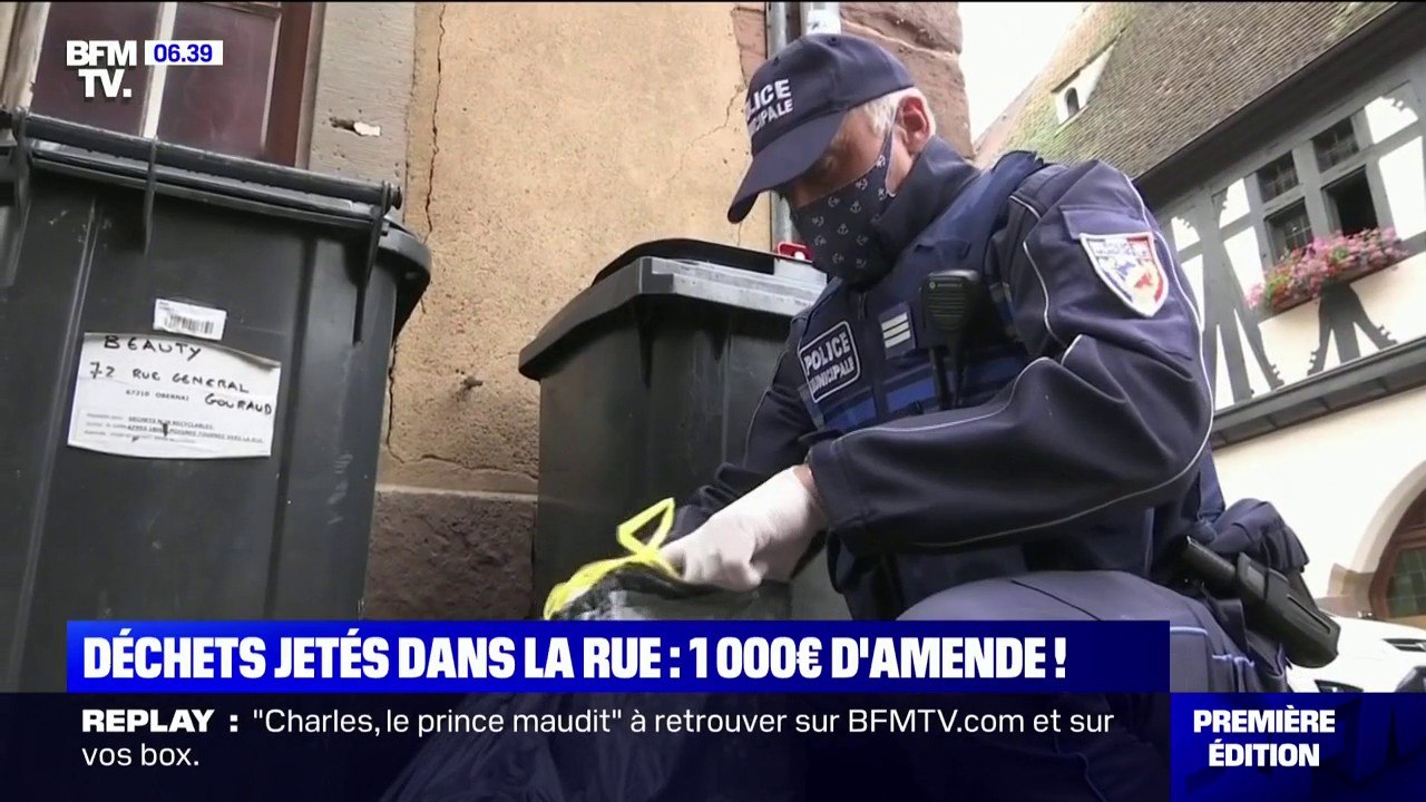 Obernai, dans le Bas-Rhin, instaure une amende de 1000 euros pour les déchets jetés dans la rue