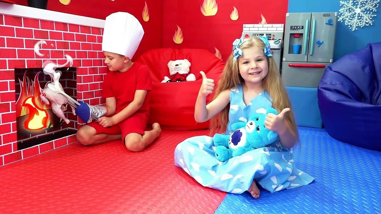 Diana and Roma Play in New Room Collection of videos for children ...