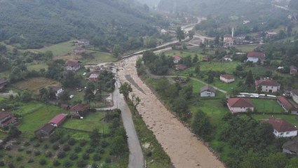 47 kişi kurtarıldı, 88 vatandaş tahliye edildi! Düzce'de selin şiddeti gün ağarınca ortaya çıktı