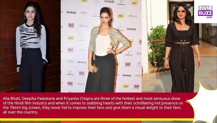 In love with the palazzo trouser fashion Take cues from Alia, Deepika Padukone & Priyanka Chopra