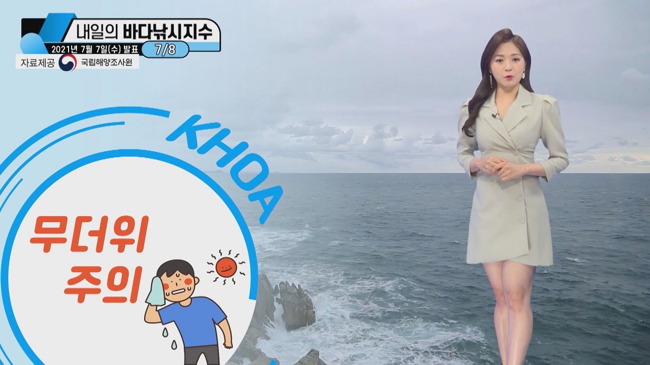 [내일의 바다낚시지수] 7월 8일 목요일, 불쾌지수 높은 무더운 날은 건강 주의 / YTN