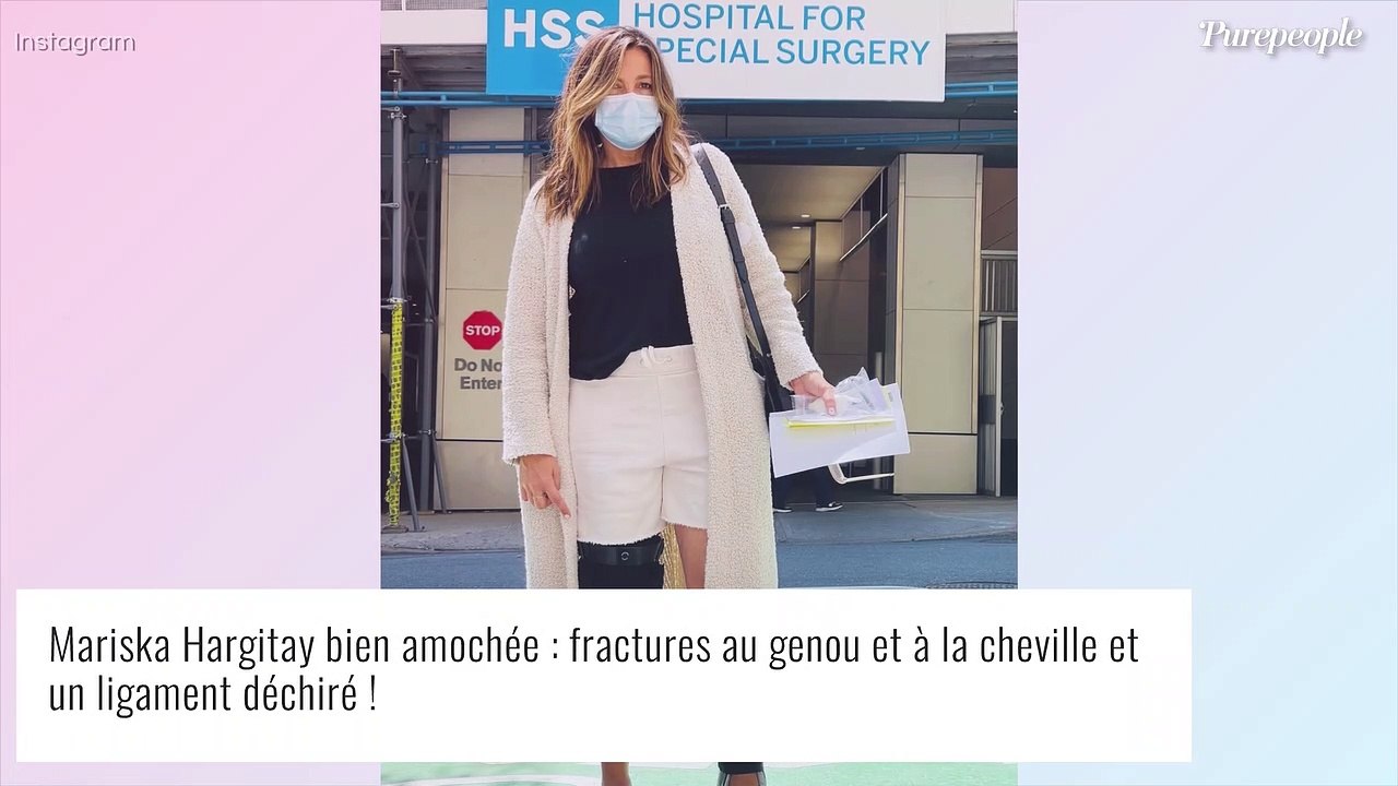 Mariska Hargitay salement blessée après deux chutes !