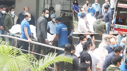 Mortal Remains Of Dilip Kumar Taken To His Residence