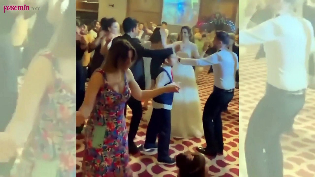 Yakışıklı oyuncu Murat Yıldırım, kız kardeşinin düğününde böyle oynadı!