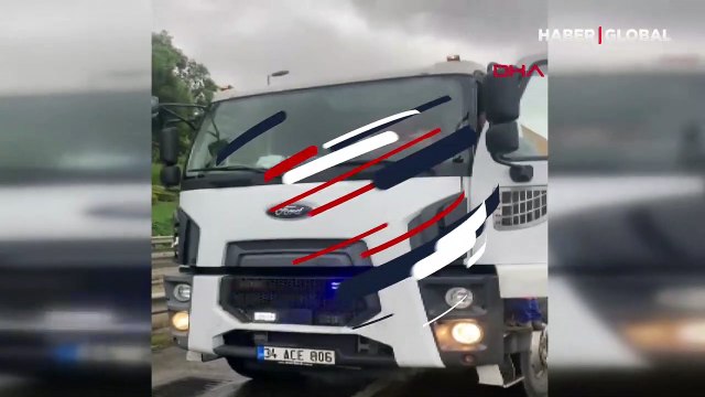 İstanbul trafiğinde akıllara durgunluk veren olay