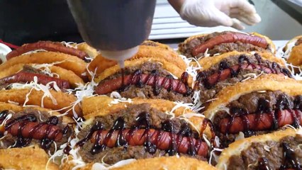 Fried Hot Dog Croquette - Korean Street Food