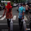 Viral Antrean Panjang Warga Isi Ulang Oksigen, Warganet- Lekas Pulih Indonesia