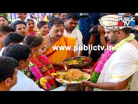 ತಾಳಿಗೆ ಪೂಜೆ ಮಾಡಿದ ಚಂದನ್-ನಿವೇದಿತಾ | Chandan Shetty & Niveditha Gowda Marriage Video