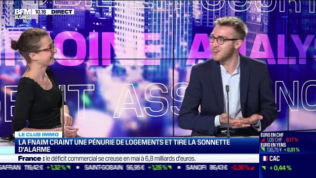 Le club BFM immo (1/2): La Fnaim craint une pénurie de logements et tire la sonnette d'alarme - 07/07