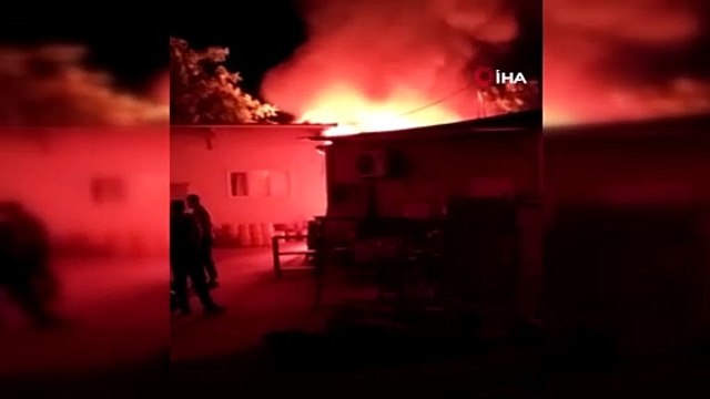 Devlet hastanesi çamaşırhanesinde korkutan yangın