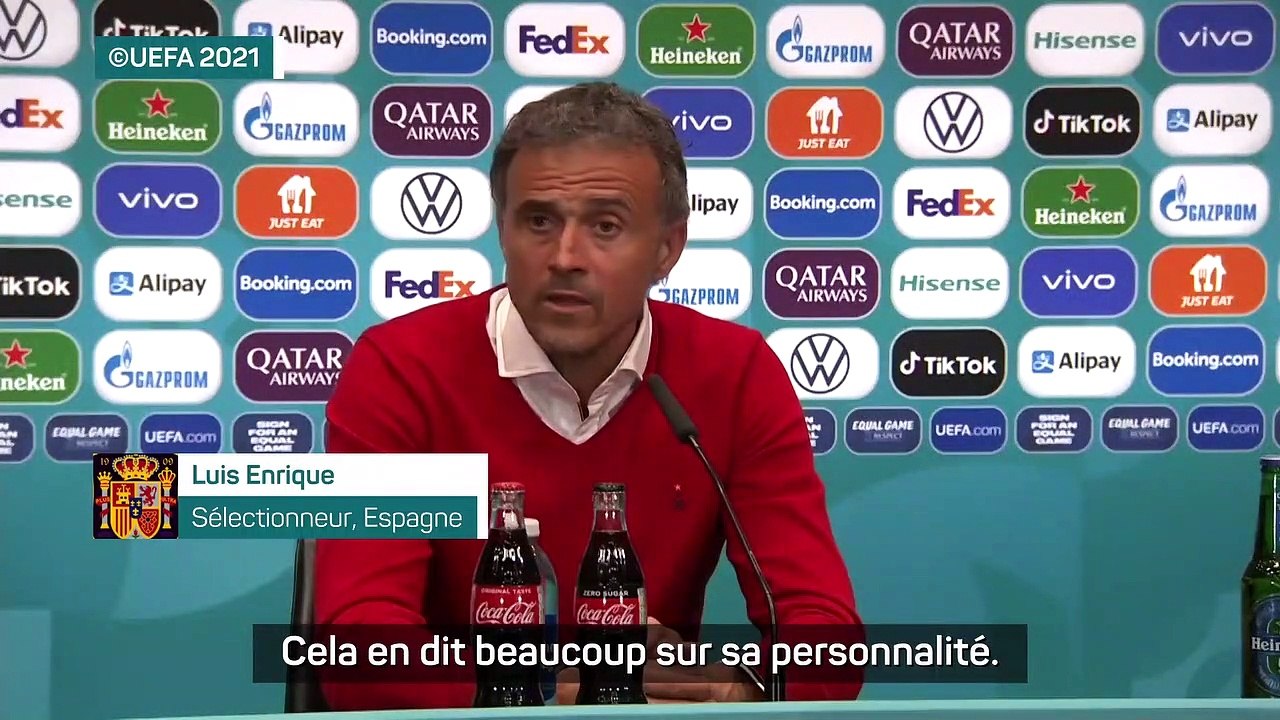 Enrique encense Morata et Pedri
