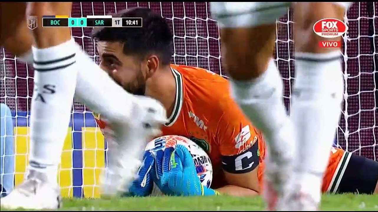 Torneo LPF: Boca 0 - 0 Sarmiento (Primer Tiempo) en la bombonera