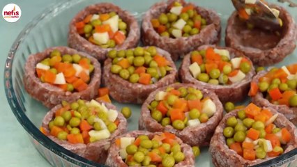 Dondurucuda Kurtarıcı Davet Yemeği ✅ Garnitürlü Çanak Köfte