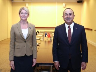 Son dakika haberleri... Bakan Çavuşoğlu, Estonya Dışişleri Bakanı Liimets ile görüştü
