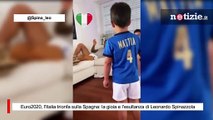 Euro2020, l'Italia trionfa sulla Spagna: la gioia e l'esultanza di Leonardo Spinazzola