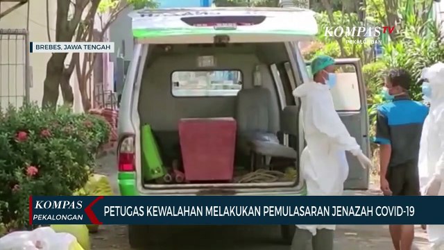 Petugas Kewalahan Melakukan Pemulasaran Jenazah Covid-19