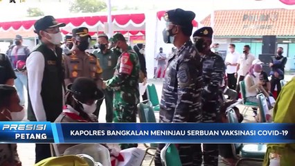 Kapolres Bangkalan Hadiri Serbuan Vaksinasi Covid-19