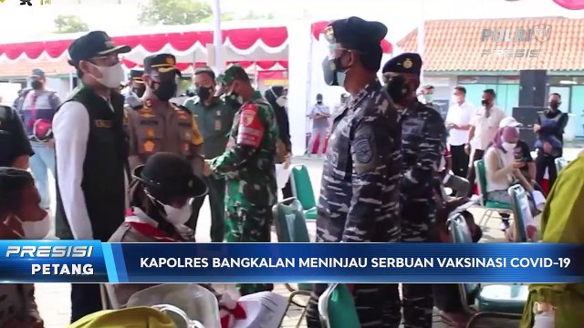 Kapolres Bangkalan Hadiri Serbuan Vaksinasi Covid-19