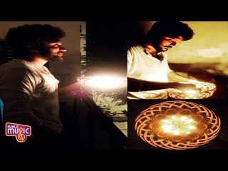 Vasishta Simha Lights Lamps At His Residence | Public Music
