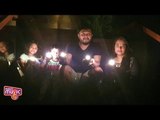 Golden Star Ganesh Lights Lamps With His Family Members | Public Music