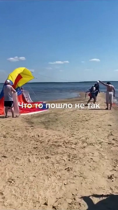 Le câble de son parachute ascensionnel lâche au décollage !