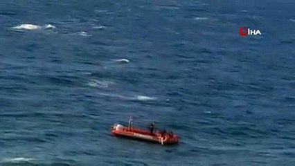 Denizde  can pazarı dede ve 2 torunu ölümden döndü