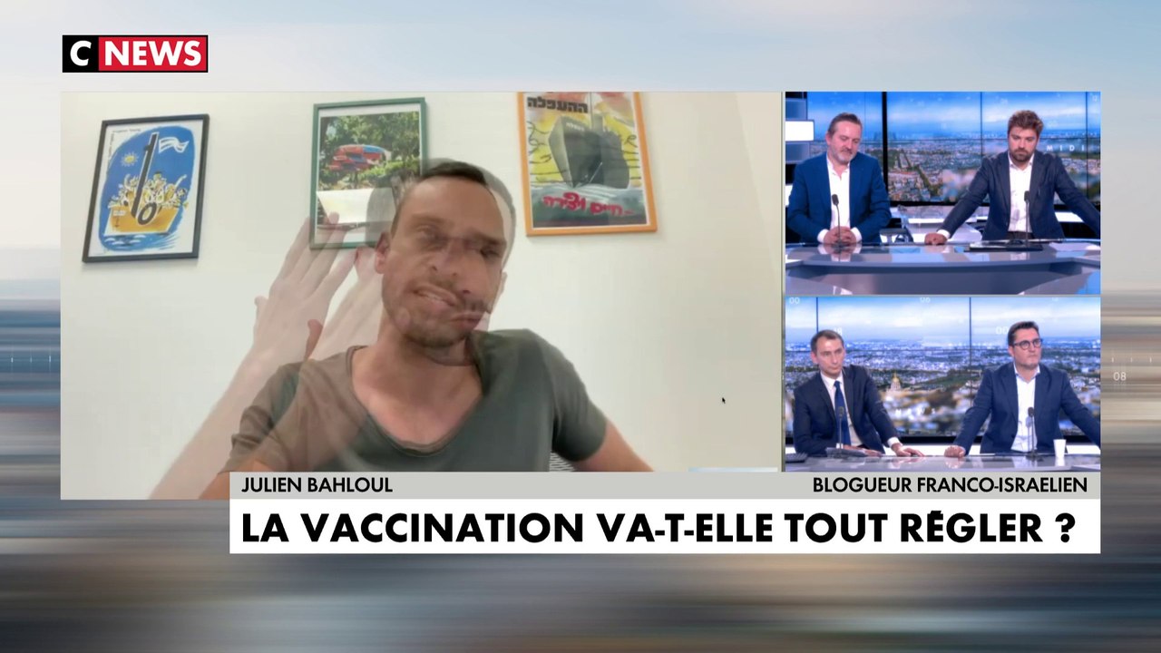 Diffusion du variant #Delta : «Aujourd'hui, le contrôle aux frontières est primordial», défend le blogueur franco-israélien Julien Bahloul, dans #MidiNews