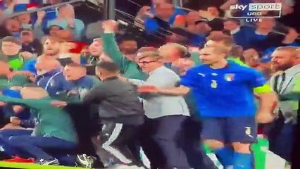 Tifoso esulta con gli azzurri. Verratti: "Ma chi sei?" - Video