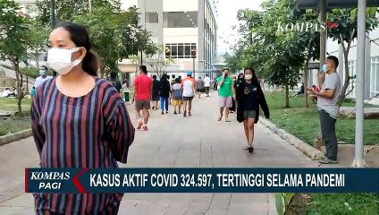 Kasus Aktif Corona 324.597, Disebut Tertinggi Selama Pandemi Terjadi