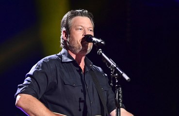 Blake Shelton performed a song he wrote for Gwen Stefani during marriage ceremony