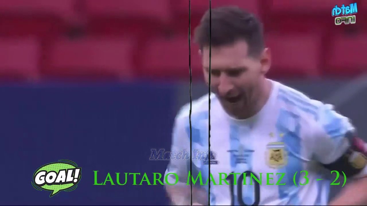 Semi-Finals Copa America 2021 ⚽ All Match and All Goals (Argentina vs Colombia, Brazil vs Peru)