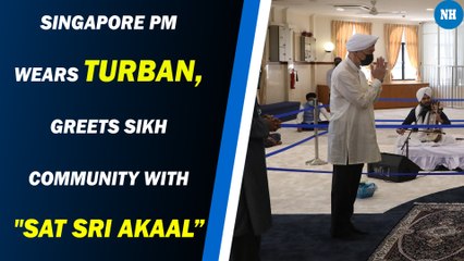 Singapore PM Wears Turban, Greets Sikh Community With "Sat Sri Akaal"
