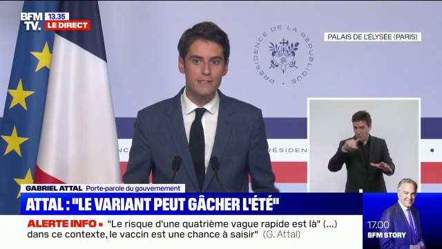 Gabriel Attal: On soutient toujours les initiatives qui permettent de favoriser le recours à la vaccination